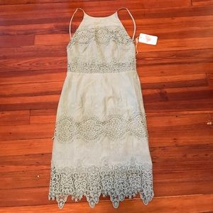 Lulus Green lace dress